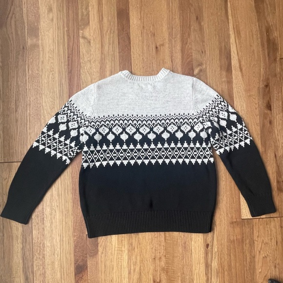 Banana Republic Pima Cashmere Fair Isle‎ Chunky Knit Crewneck Sweater Men’s XL - Picture 2 of 8